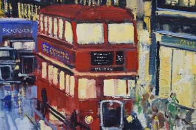 Lot 596 - Alan King (1946-2013) - Oil on canvas - 'London Impressions', towards St. Pauls