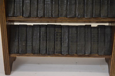 Lot 547 - Works of William Shakespeare forty miniature volumes with miniature bookcase, circa 1930