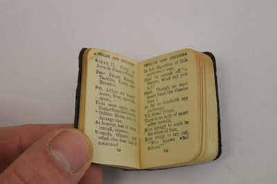 Lot 547 - Works of William Shakespeare forty miniature volumes with miniature bookcase, circa 1930