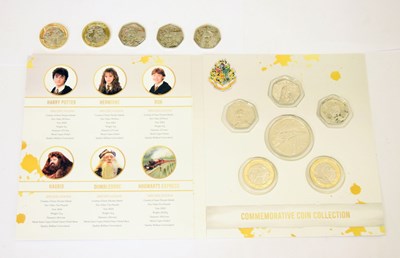 Lot 352 - Pitcairn Island Charles III Harry Potter coin set 2024