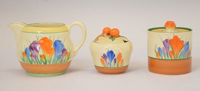 Lot 467 - Clarice Cliff 'Crocus' jug