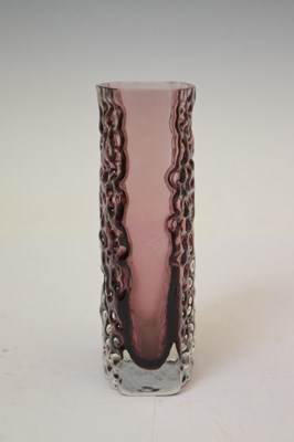 Lot 682 - Whitefriars - Nailhead vase and two finger vases (3)