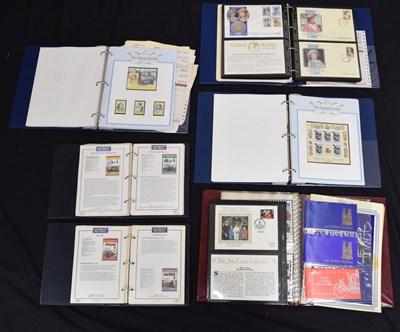 Lot 244 - Four albums of Commonwealth and GB Royalty Commemorative postage stamps