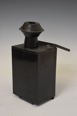 Lot 405 - Four lamps including G.P.O type 3 miner's lamp (Gateshead-on-Tyne)