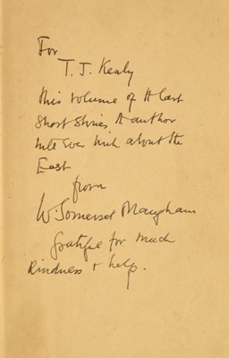 Lot Maugham, Somerset - 'Ah King' - First edition, signed presentation copy