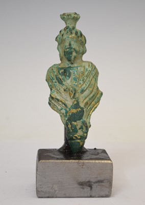 Lot 413 - Cast classical-style figural term