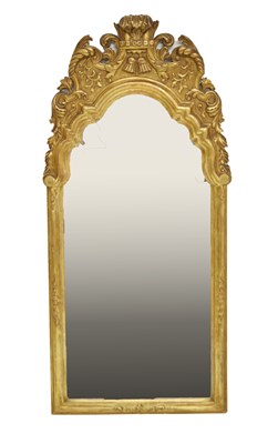 Lot 620 - 18th century- style giltwood pier mirror