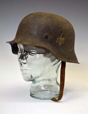 Lot 258 - Third Reich M1942 pattern German Army helmet