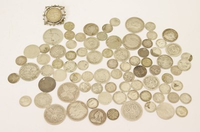 Lot 338 - Quantity of mainly Victorian silver coinage