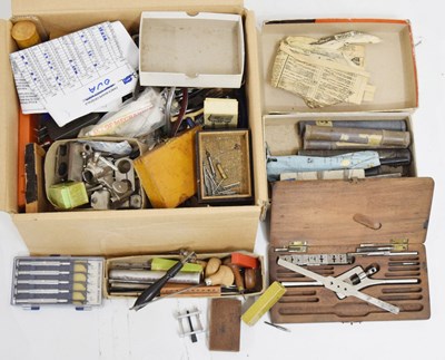 Lot 144 - Mixed quantity of watch making and other tools