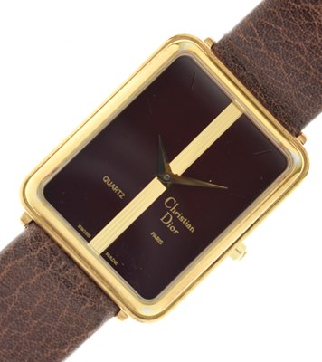 Lot 167 - Christian Dior - Lady's gold plated wristwatch