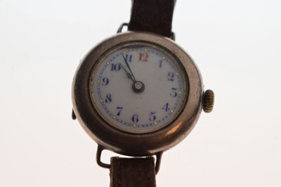 Lot 172 - First World War Trench watch and other watches