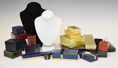 Lot 144 - Large quantity of new jewellery presentation boxes, ring boxes, and cases