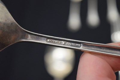 Lot 212 - Canteen of Wallace Sterling flatware