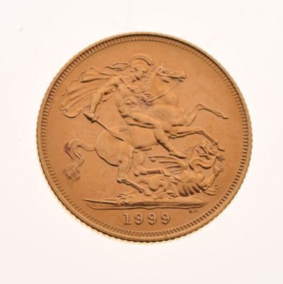 Lot 310 - Elizabeth II gold sovereign, 1999