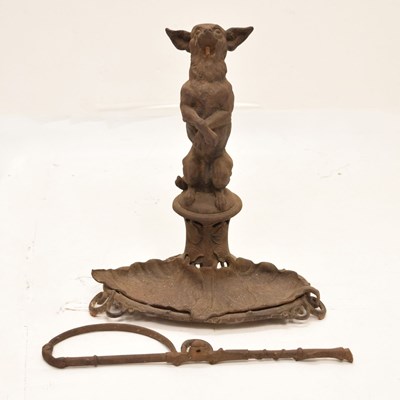 Lot 766 - 19th century cast iron umbrella stand