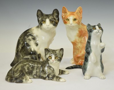 Lot 486 - Group of four Winstanley cats