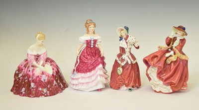 Lot 496 - Royal Doulton - Four porcelain figures