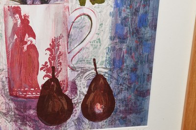 Lot 670 - Joanna Wright (British 20th century)  - Signed artist proof - 'Portuguese Pots'