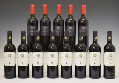 Lot 430 - Hacienda Don Herman Reserva Rioja, 2010 (x5) Baron de Barbon rioja, 2010 (x8) (13)