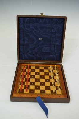 Lot 388 - 20th century travel chess set by Jaques of London