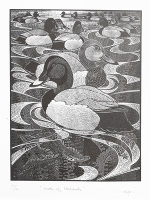 Lot 620 - Colin See-Paynton (b. 1946) - Limited edition etching - 'Knob of Pochards'