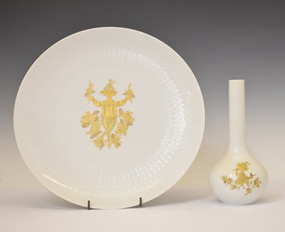 Lot 685 - Rosenthal Studio Line Bjorn Wiinblad plate and vase