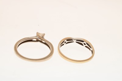 Lot 62 - 'Canadian Ice' princess cut solitaire diamond ring