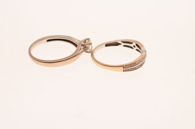 Lot 62 - 'Canadian Ice' princess cut solitaire diamond ring