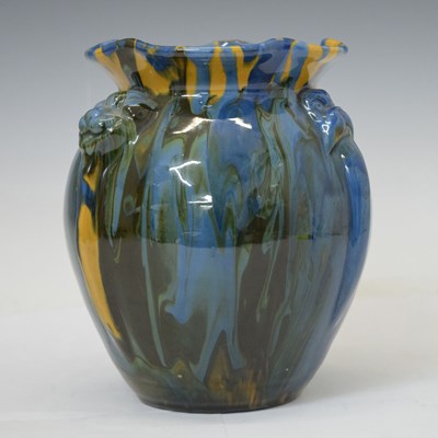 Lot 491 - Clevedon Interest - Elton ware pottery vase