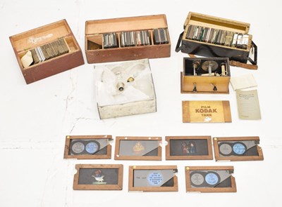 Lot 442 - Collection of magic lantern slides