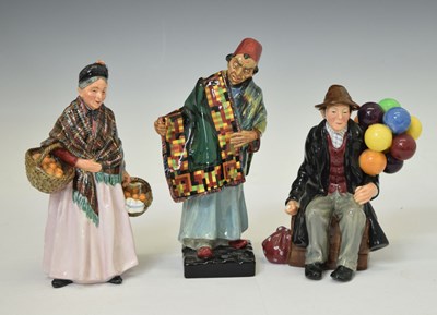 Lot 540 - Royal Doulton - Three porcelain figures