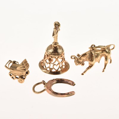 Lot 205 - Small group of charms