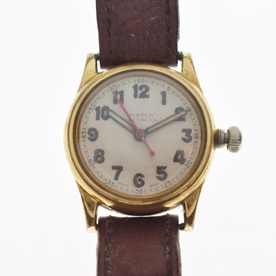 Lot 151 - Rolex - 1940s Oyster Recorda manual wind wristwatch