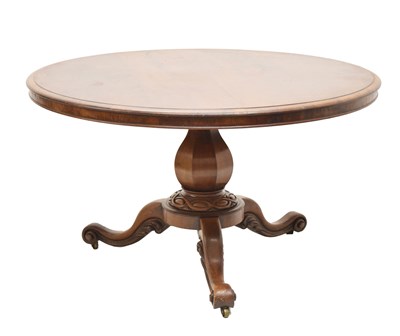 Lot 717 - Victorian mahogany centre table