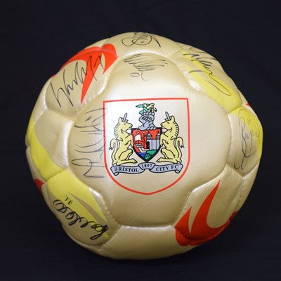 Lot 387 - Bristol City Football Club autographed football, possibly 2012/2013 season