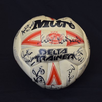 Lot 388 - Manchester United autographed football