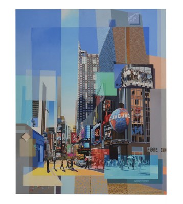 Lot 656 - Les Matthews (b.1946) - Signed limited edition print - Times Square, New York