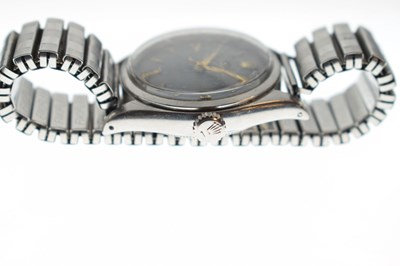 Lot 78 - Rolex - Gentleman's Oyster Perpetual chronometer stainless steel bracelet watch, ref.6084