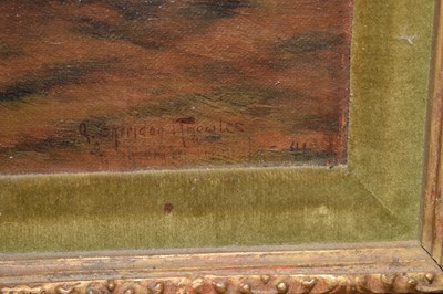 Lot 413 - George Sheridan Knowles (1863-1931) - Oil on canvas - Interior scene