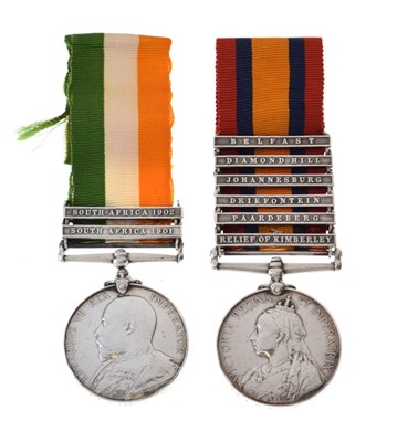 Lot 203 - Boer War Medal Pair