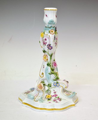 Lot 561 - Late 19th/early 20th century Meissen porcelain candlestick