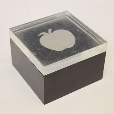 Lot 487 - Apple Records promotional lucite box