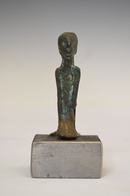 Lot 196 - Ibero-Celtic (Celtiberian) Bronze Age votive standing figure