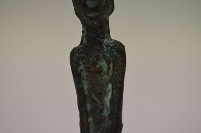 Lot 196 - Ibero-Celtic (Celtiberian) Bronze Age votive standing figure