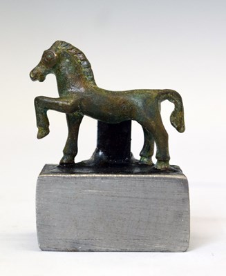 Lot 197 - Antiquities - Graeco-Roman bronze model of a pacing horse