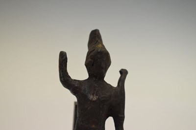 Lot 199 - Antiquities - Roman bronze votive figure of a warrior