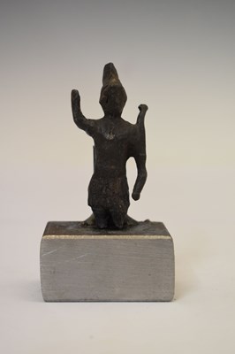 Lot 199 - Antiquities - Roman bronze votive figure of a warrior