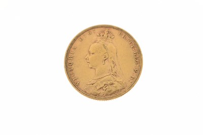 Lot 302 - Queen Victoria gold sovereign, 1891