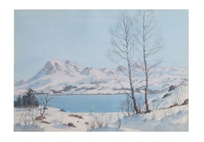 Lot 636 - Arthur Bateman (1883-1970) - Watercolour - 'Gane Loch'